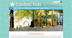 Desktop Screenshot of confettikids.org